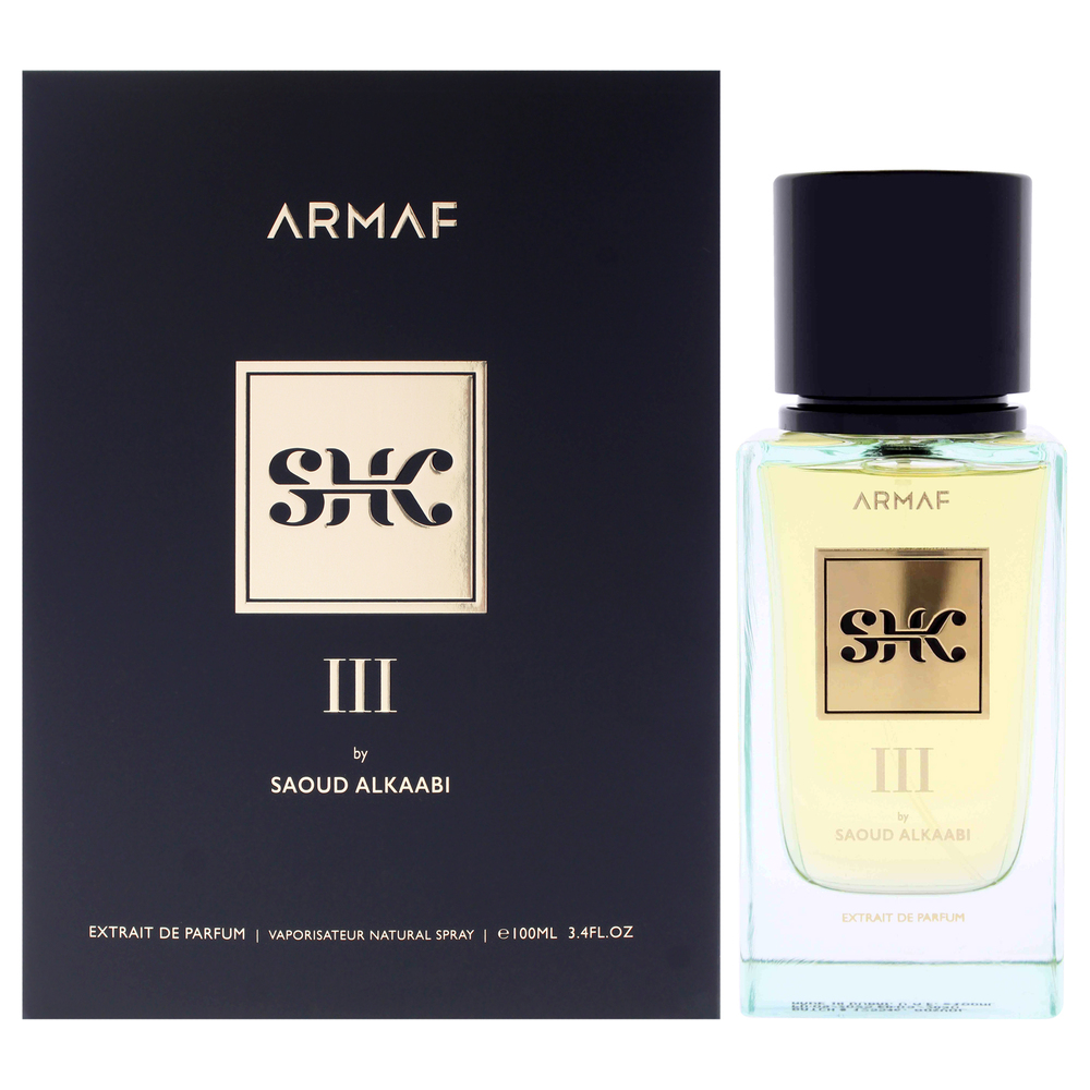 Shk III by Armaf for Men - 3.4 oz Extrait De Parfum Spray